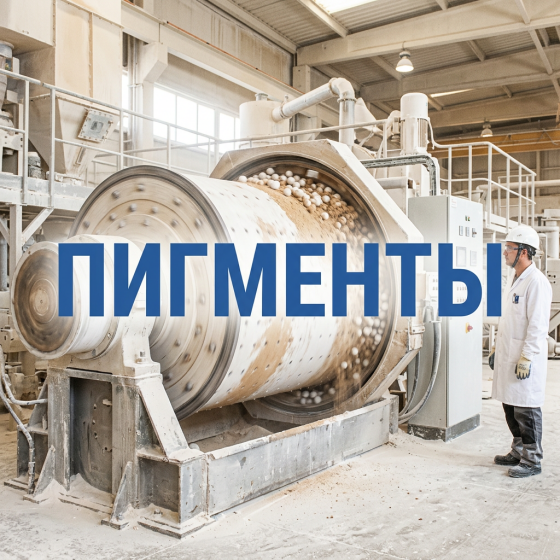 Лаборатория керамических пигментов — баночки с окрашенными порошками оксида кобальта, хрома и железа на рабочем столе